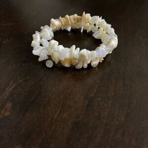 White House Black Market Natural Stone Beaded Bracelet